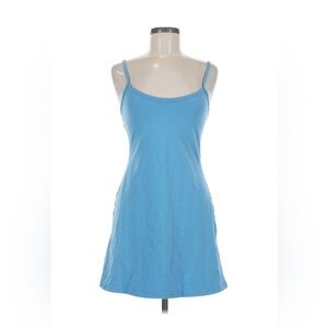 Reformation Sky Blue Cotton Mini Casual Dress